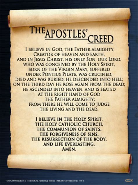 original apostles creed|the apostles creed old version.